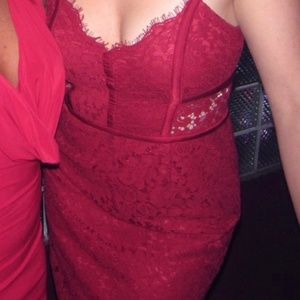 Red Cocktail Dress Size 4 from Express